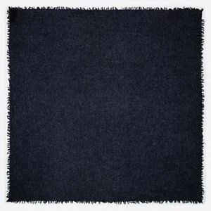 Szal kaszmirowy granatowy BIMBA Y LOLA