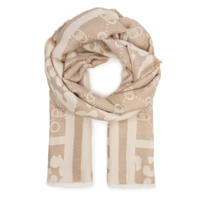 Szal Liu Jo Stola Jacquard Mon 2F5040 T0300 Beżowy