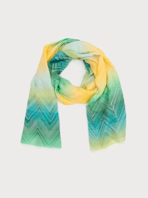 Szal Missoni czerwony