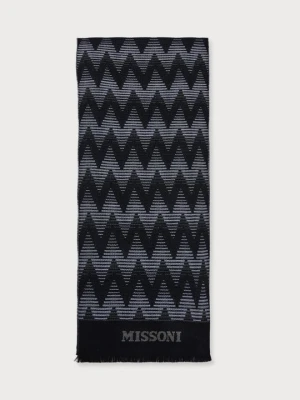 Szal Missoni czerwony