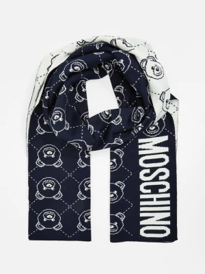 Szal MOSCHINO granatowy