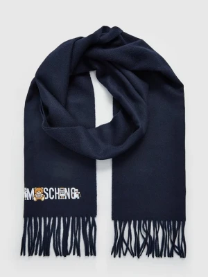 Szal MOSCHINO granatowy