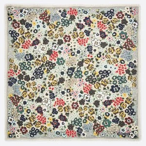 Szal ogród kwiaty beżowy BIMBA Y LOLA