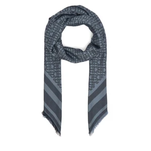 Szal Tommy Hilfiger Monogram AW0AW17493 Granatowy