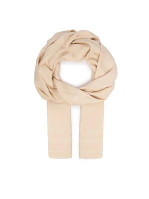 Szal Tommy Hilfiger Th Monogram Scarf AW0AW18273 Beżowy jasny