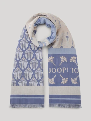 Szal w chabry Alessia w kolorze piaskowym/niebieskim Joop