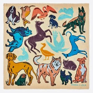 Szal wełna zwierzęta BIMBA Y LOLA