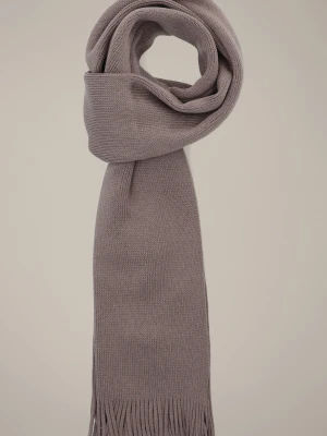 Szal Wełniany Brązowy Unisex Lancerto