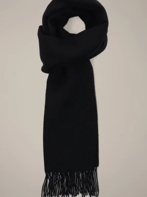 Szal Wełniany Czarny Unisex Lancerto