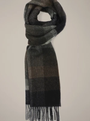 Szal Wełniany Mixkolor w Kratę Lancerto