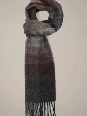 Szal Wełniany Mixkolor w Kratę Lancerto