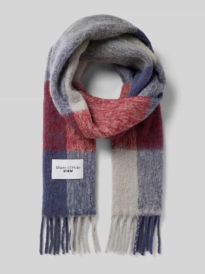 Szal wełniany z domieszką wełny z alpaki Marc O'Polo DENIM