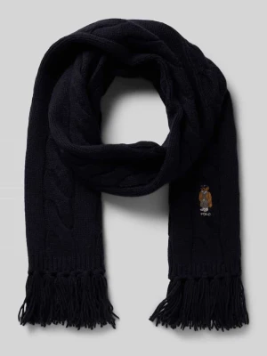Szal wełniany z frędzlami Polo Ralph Lauren