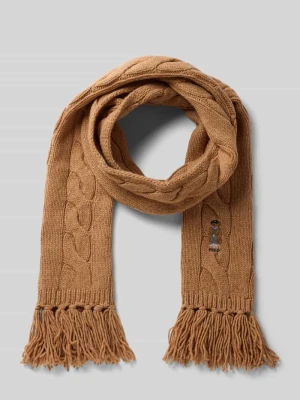 Szal wełniany z frędzlami Polo Ralph Lauren