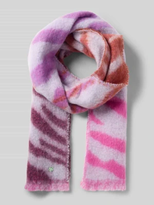 Szal z aplikacją z logo model ‘Jacquard’ Codello