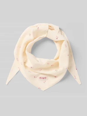 Szal z czystej wiskozy z naszywką z logo model 'Nevi' OH APRIL