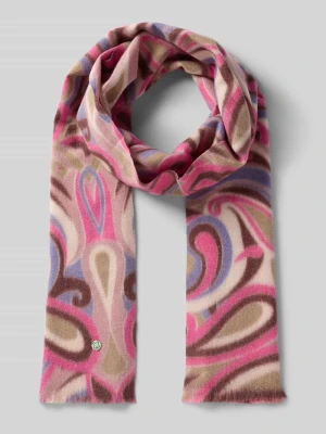 Szal z detalem z logo Codello