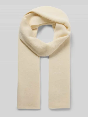 Szal wełniany z detalem z logo Knowledge Cotton Apparel