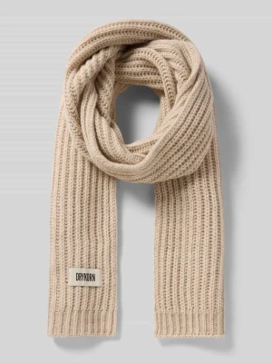 Szal z detalem z logo model ‘CRONICA’ drykorn