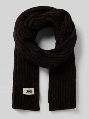 Szal z detalem z logo model ‘CRONICA’ drykorn