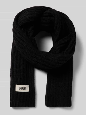 Szal z detalem z logo model ‘CRONICA’ drykorn