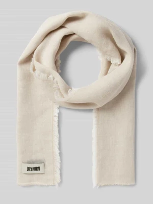 Zdjęcie produktu Szal z detalem z logo model ‘PLINA’ drykorn