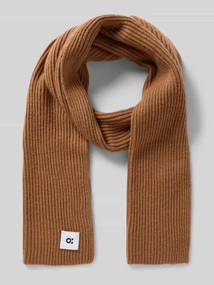 Szal z dodatkiem wełny z imitacji dzianiny Opus