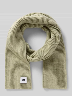 Szal z dodatkiem wełny z imitacji dzianiny Opus