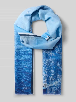 Szal z domieszką jedwabiu Marc Cain