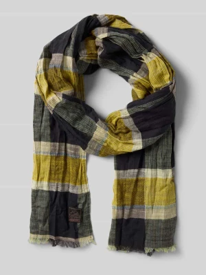 Zdjęcie produktu Szal z frędzlami i detalem z logo camel active