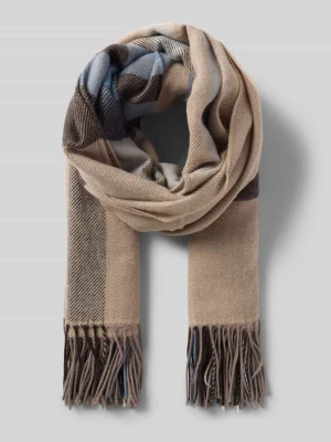 Szal z frędzlami model ‘Poncho’ Fraas