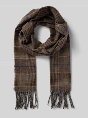 Szal z imitacji dzianiny Christian Berg Men