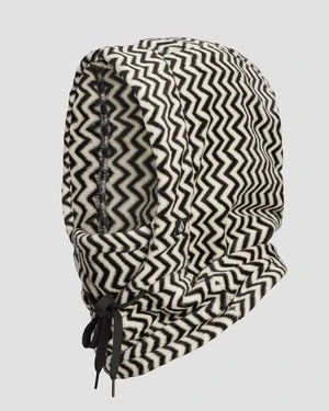 Szal Z Kapturem Damski Volcom Dang Hood Czarno-biały