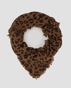 Szal Z Kaszmiru Damski Kujten Hachiko Leopard