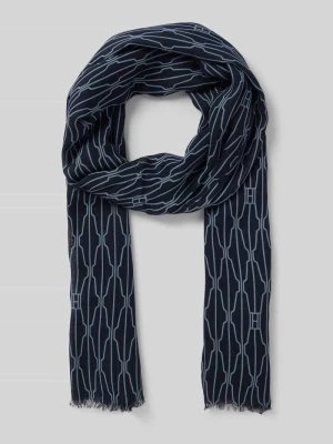 Szal z krótkimi frędzlami Tommy Hilfiger