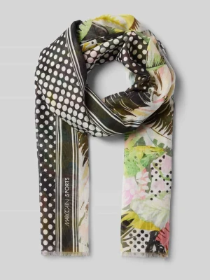 Zdjęcie produktu Szal z mieszanki bawełny i jedwabiu Marc Cain