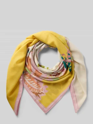 Szal z mieszanki jedwabiu i kaszmiru model 'Jolk' HERZENS