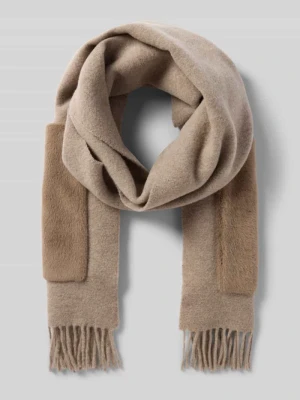 Szal z mieszanki wełny model ‘GRAYCE’ Boss