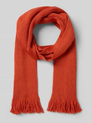 Szal z mieszanki wełny z frędzlami Christian Berg Men