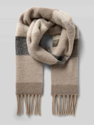 Szal z mieszanki żywej wełny i wełny z alpaki Marc O'Polo