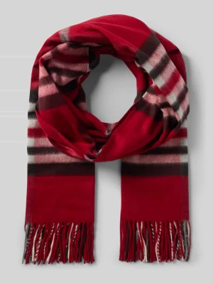 Szal z nadrukiem na całej powierzchni model ‘Cashmink’ Fraas