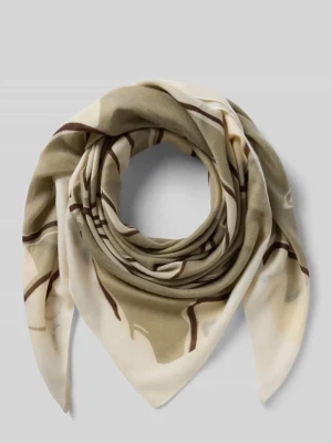 Szal z nadrukiem z logo model 'Anekki' Opus