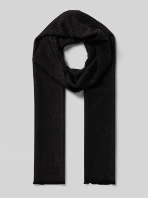 Szal z wiskozy ze wzorem na całej powierzchni Christian Berg Men