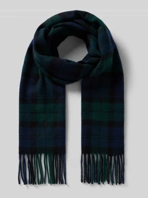 Szal z wyhaftowanym logo Polo Ralph Lauren