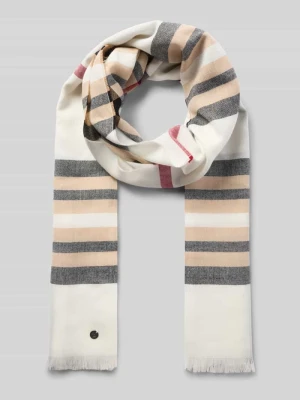 Szal ze wzorem w kratę Fraas