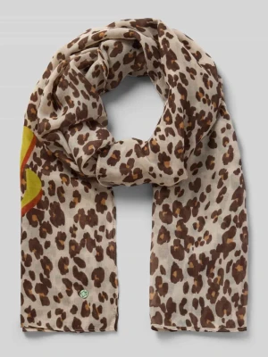 Szal ze zwierzęcym nadrukiem na całej powierzchni Codello