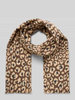 Szal ze zwierzęcym nadrukiem na całej powierzchni model ‘Leo’ Codello