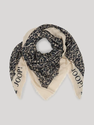 Szalik Aira w kolorze beżowym/czarnym we wzory Joop