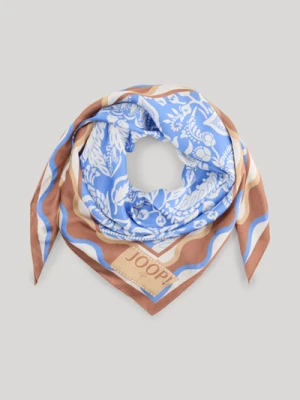Szalik Augusta w kolorze jasnoniebieskim/brązowym we wzory Joop