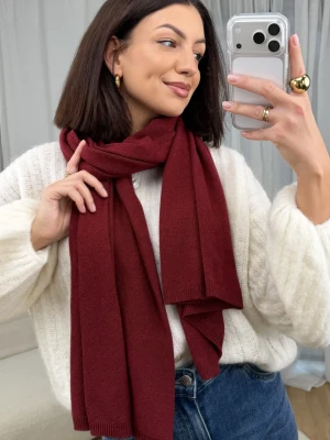 Szalik Bordowy Cashmere ClothStore